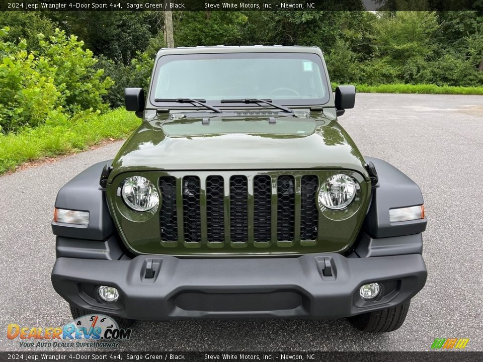 2024 Jeep Wrangler 4-Door Sport 4x4 Sarge Green / Black Photo #3