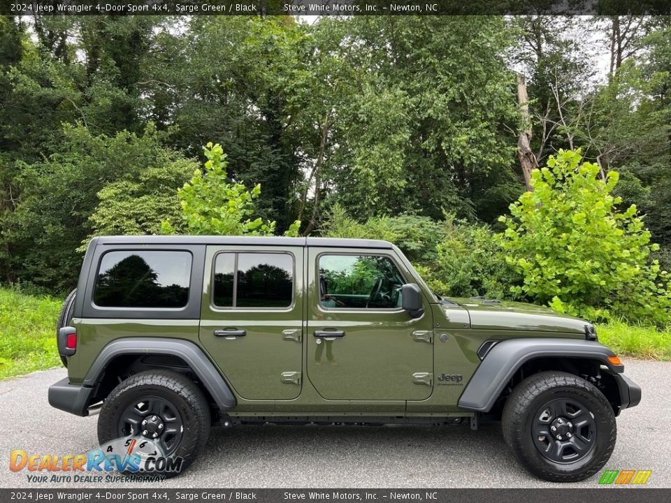 Sarge Green 2024 Jeep Wrangler 4-Door Sport 4x4 Photo #5