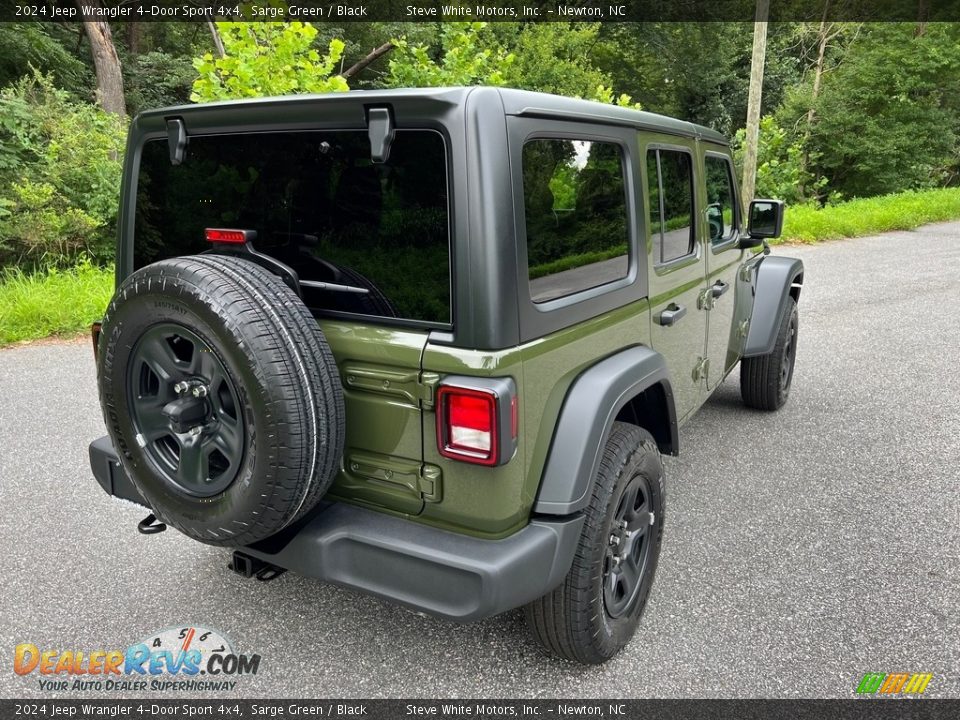 2024 Jeep Wrangler 4-Door Sport 4x4 Sarge Green / Black Photo #6