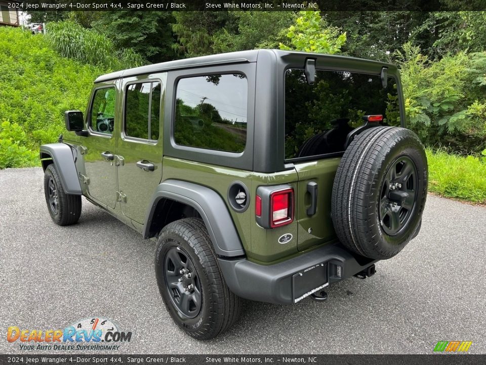 2024 Jeep Wrangler 4-Door Sport 4x4 Sarge Green / Black Photo #8