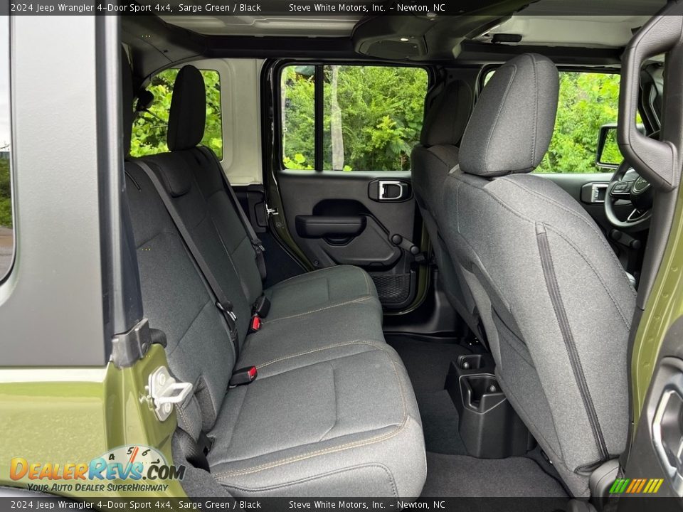 Rear Seat of 2024 Jeep Wrangler 4-Door Sport 4x4 Photo #14