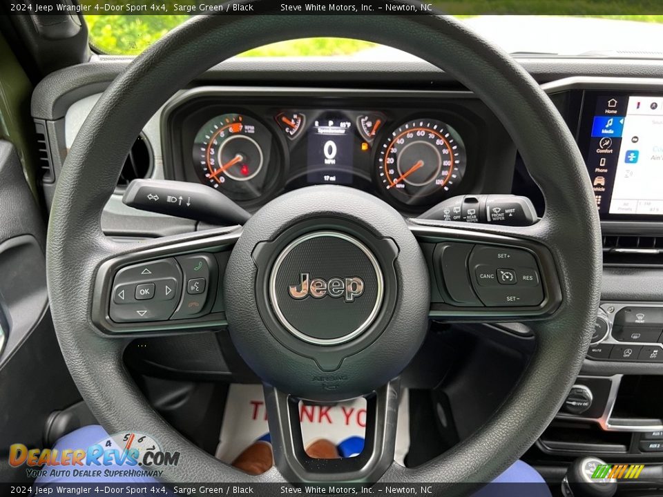 2024 Jeep Wrangler 4-Door Sport 4x4 Steering Wheel Photo #17