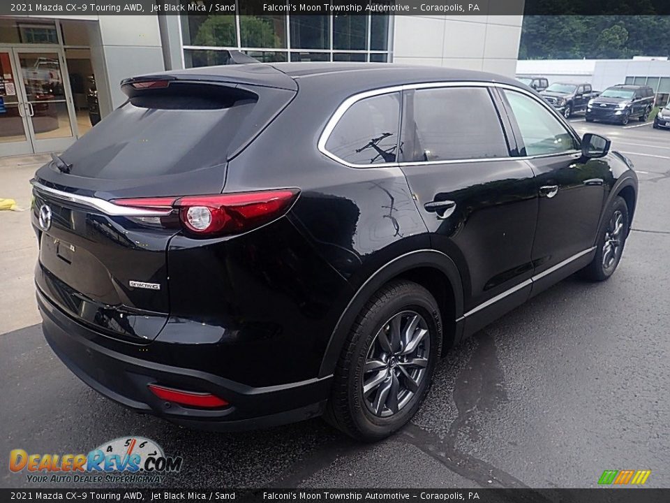 2021 Mazda CX-9 Touring AWD Jet Black Mica / Sand Photo #2