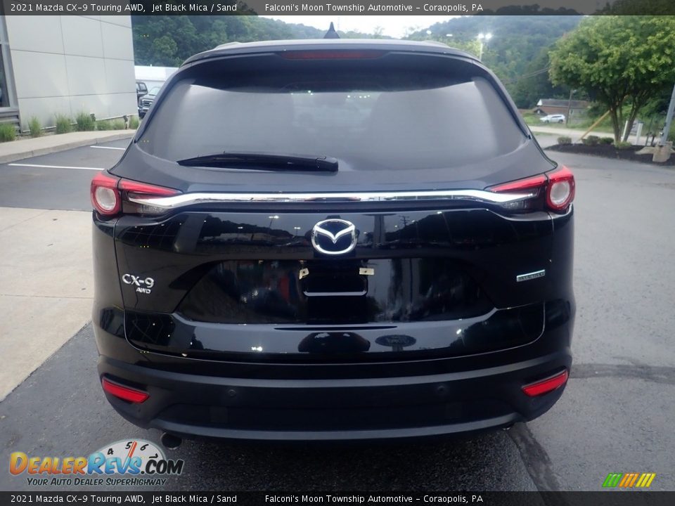 2021 Mazda CX-9 Touring AWD Jet Black Mica / Sand Photo #3