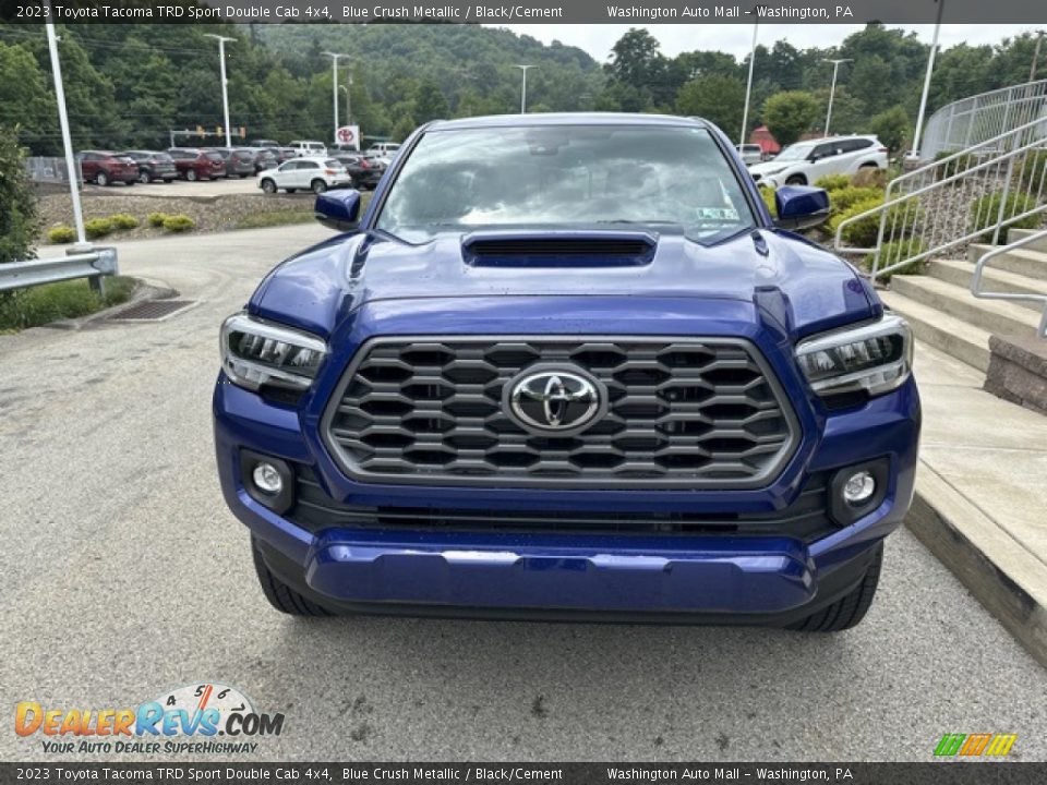 2023 Toyota Tacoma TRD Sport Double Cab 4x4 Blue Crush Metallic / Black/Cement Photo #6