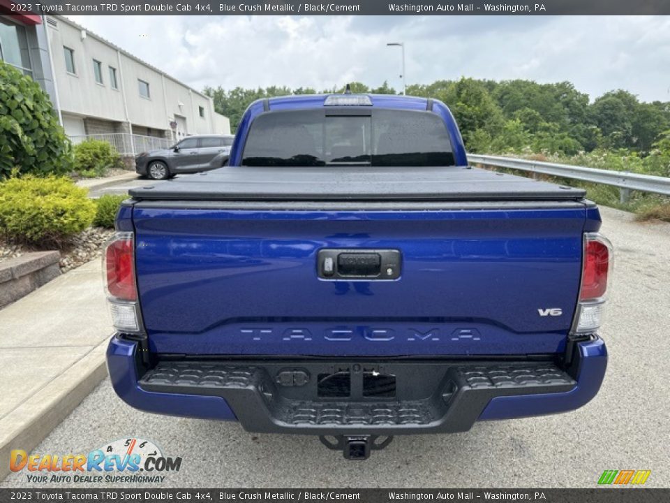 2023 Toyota Tacoma TRD Sport Double Cab 4x4 Blue Crush Metallic / Black/Cement Photo #8