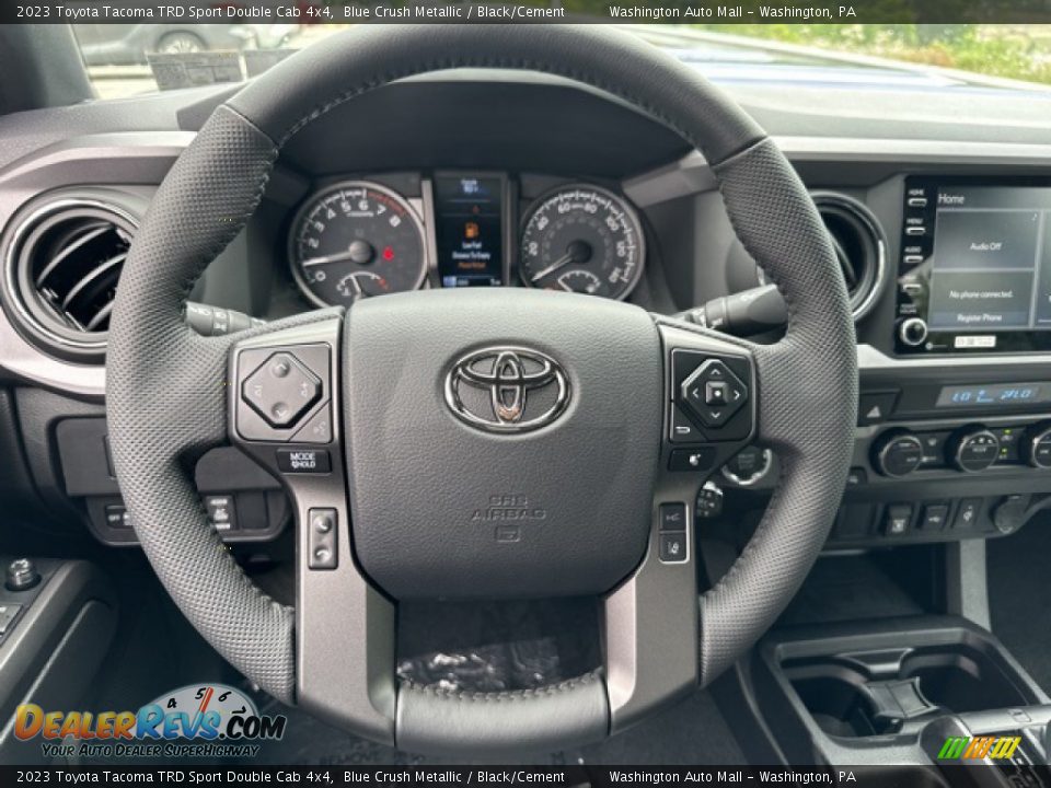 2023 Toyota Tacoma TRD Sport Double Cab 4x4 Steering Wheel Photo #10