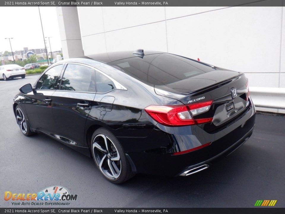 2021 Honda Accord Sport SE Crystal Black Pearl / Black Photo #9