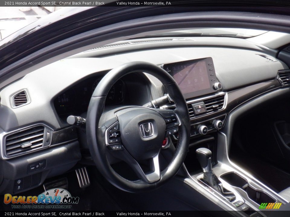 2021 Honda Accord Sport SE Crystal Black Pearl / Black Photo #11