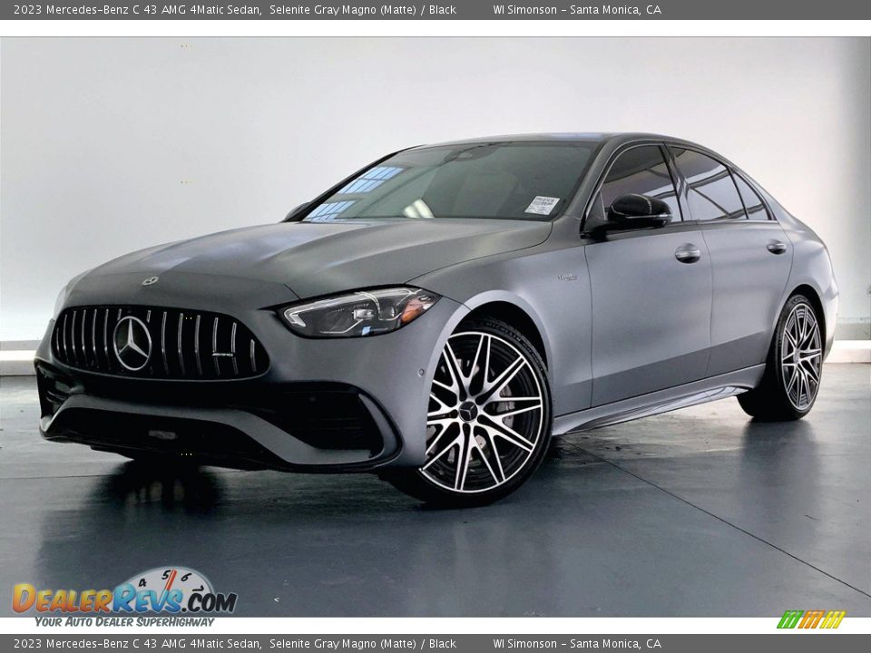Front 3/4 View of 2023 Mercedes-Benz C 43 AMG 4Matic Sedan Photo #12