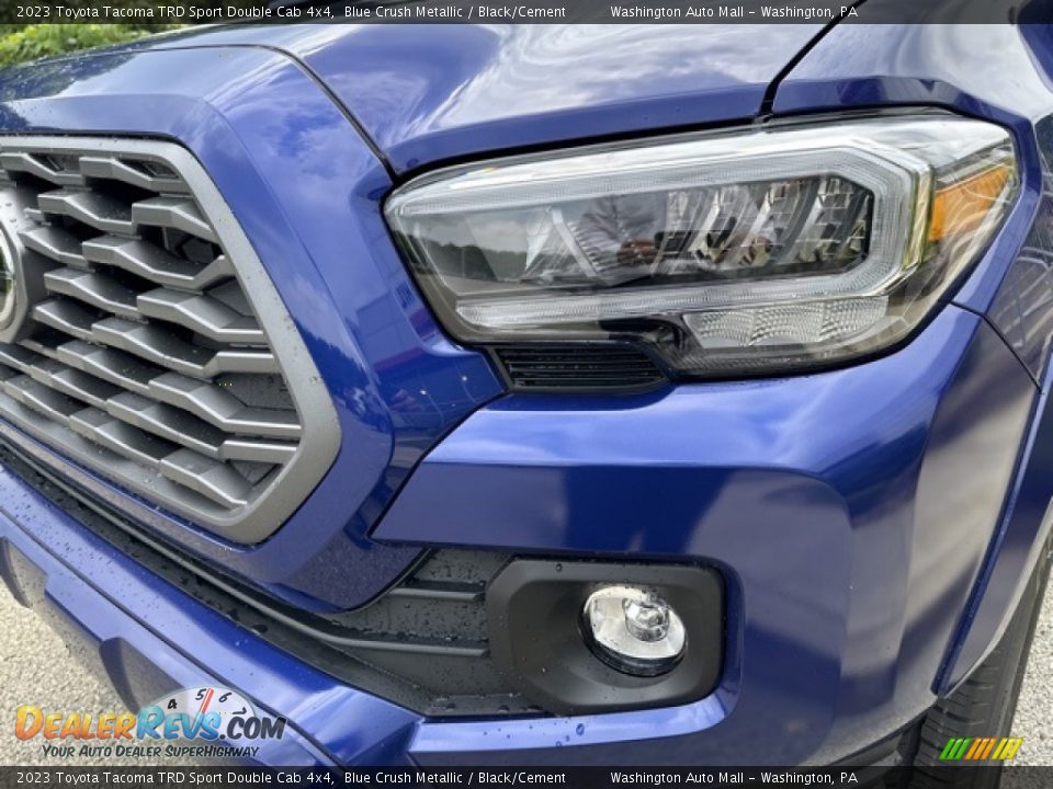 2023 Toyota Tacoma TRD Sport Double Cab 4x4 Blue Crush Metallic / Black/Cement Photo #18