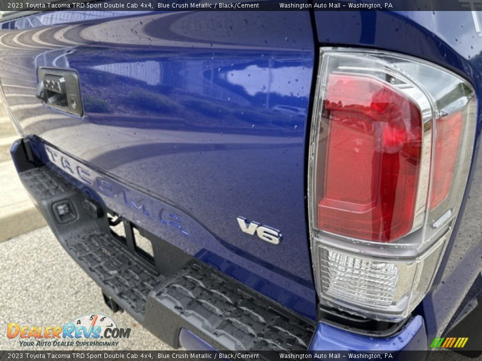 2023 Toyota Tacoma TRD Sport Double Cab 4x4 Blue Crush Metallic / Black/Cement Photo #19
