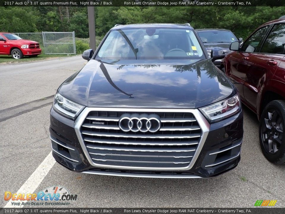 2017 Audi Q7 3.0T quattro Premium Plus Night Black / Black Photo #2