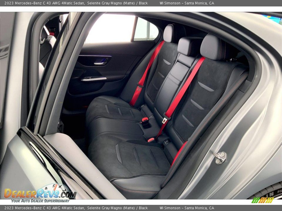 Rear Seat of 2023 Mercedes-Benz C 43 AMG 4Matic Sedan Photo #20