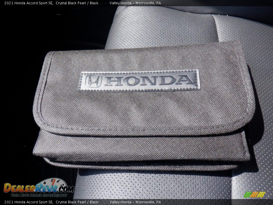 2021 Honda Accord Sport SE Crystal Black Pearl / Black Photo #24