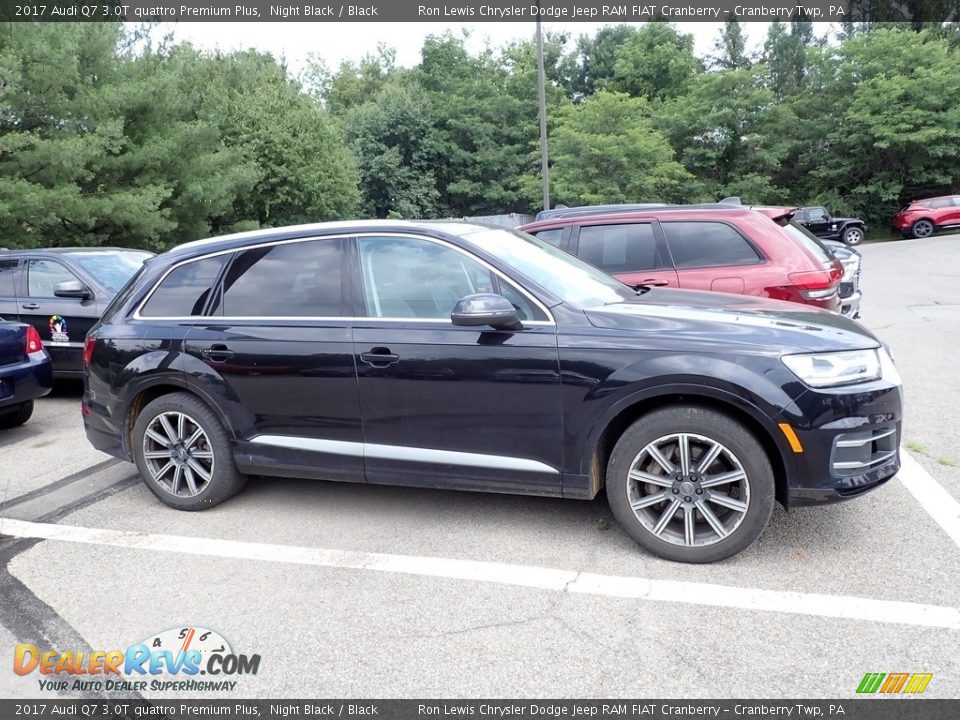 2017 Audi Q7 3.0T quattro Premium Plus Night Black / Black Photo #4