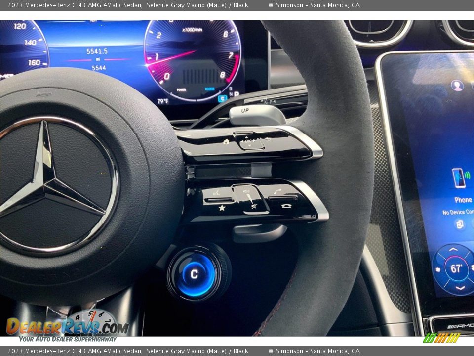 2023 Mercedes-Benz C 43 AMG 4Matic Sedan Steering Wheel Photo #22