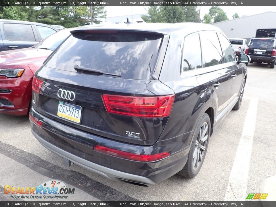 2017 Audi Q7 3.0T quattro Premium Plus Night Black / Black Photo #5