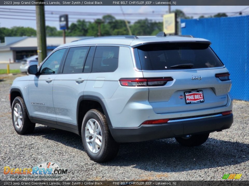 2023 Jeep Grand Cherokee L Laredo Silver Zynith / Global Black Photo #4