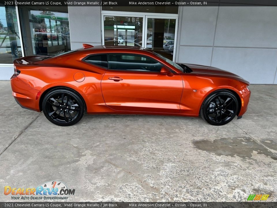 Vivid Orange Metallic 2023 Chevrolet Camaro LS Coupe Photo #6