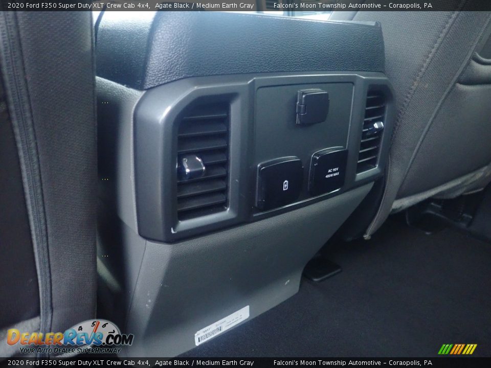 2020 Ford F350 Super Duty XLT Crew Cab 4x4 Agate Black / Medium Earth Gray Photo #20