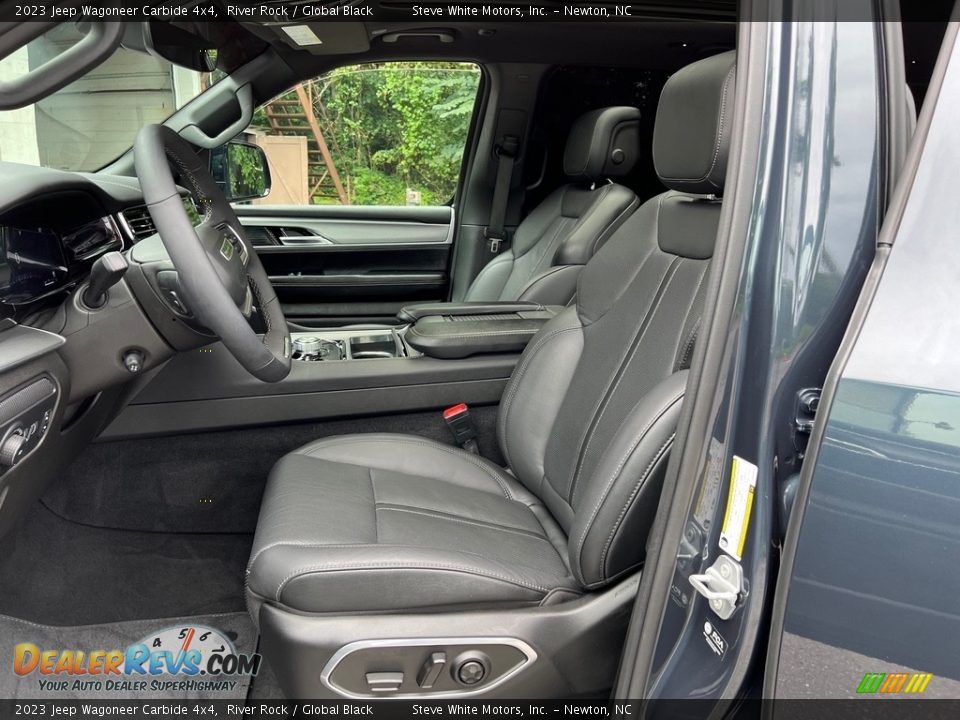 Global Black Interior - 2023 Jeep Wagoneer Carbide 4x4 Photo #13