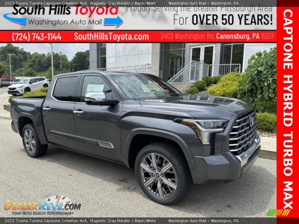 2023 Toyota Tundra Capstone CrewMax 4x4 Magnetic Gray Metallic / Black/White Photo #1