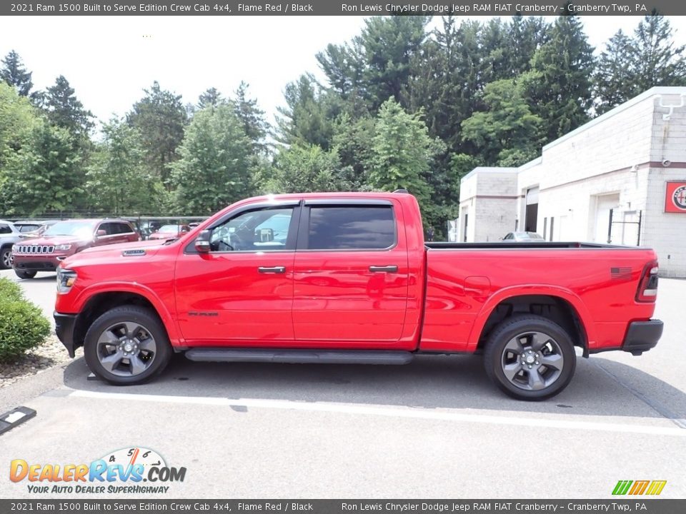 2021 Ram 1500 Built to Serve Edition Crew Cab 4x4 Flame Red / Black Photo #2