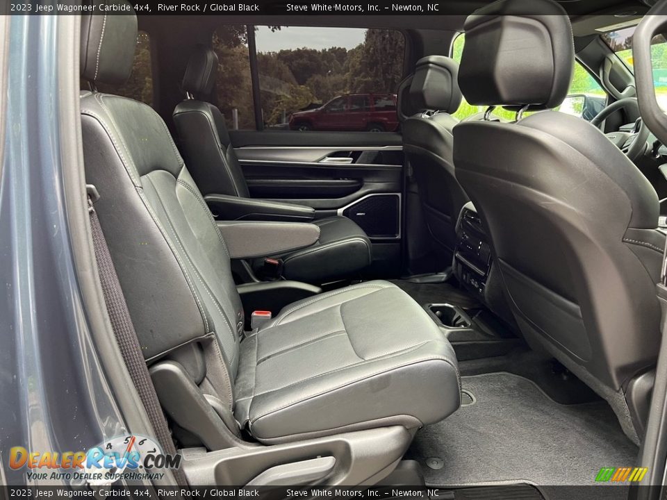 Rear Seat of 2023 Jeep Wagoneer Carbide 4x4 Photo #21