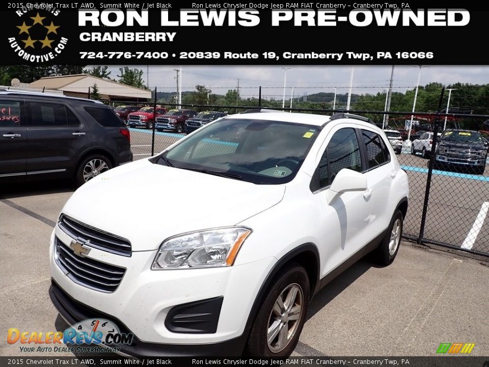 2015 Chevrolet Trax LT AWD Summit White / Jet Black Photo #1