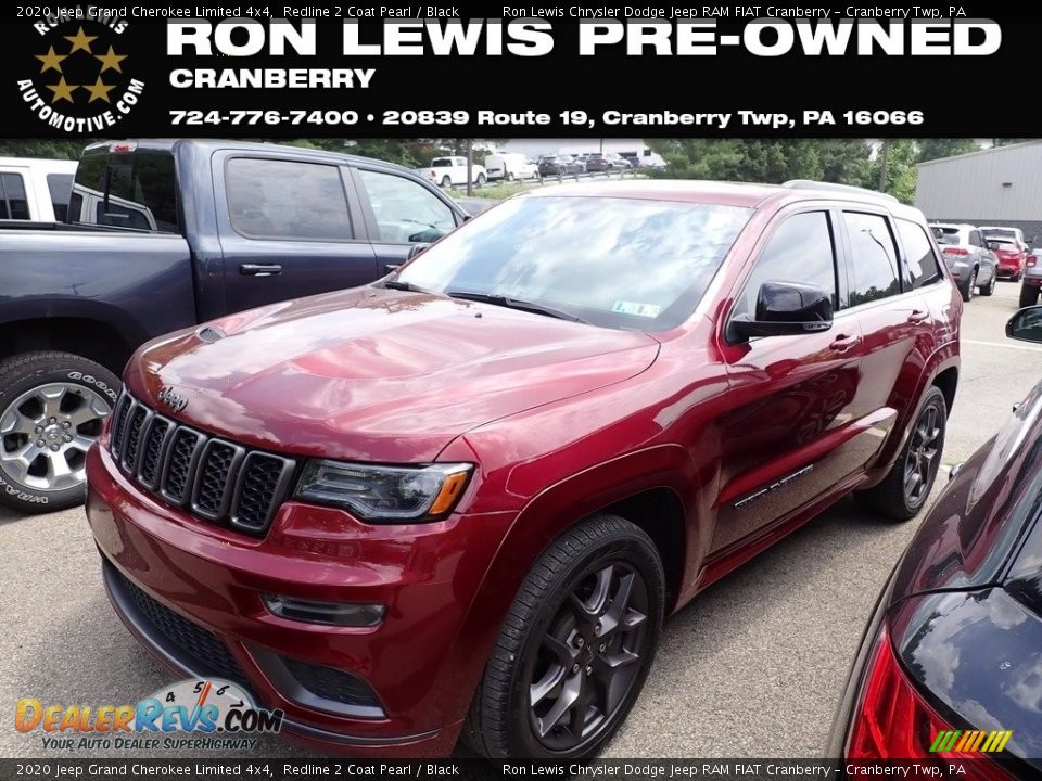 2020 Jeep Grand Cherokee Limited 4x4 Redline 2 Coat Pearl / Black Photo #1