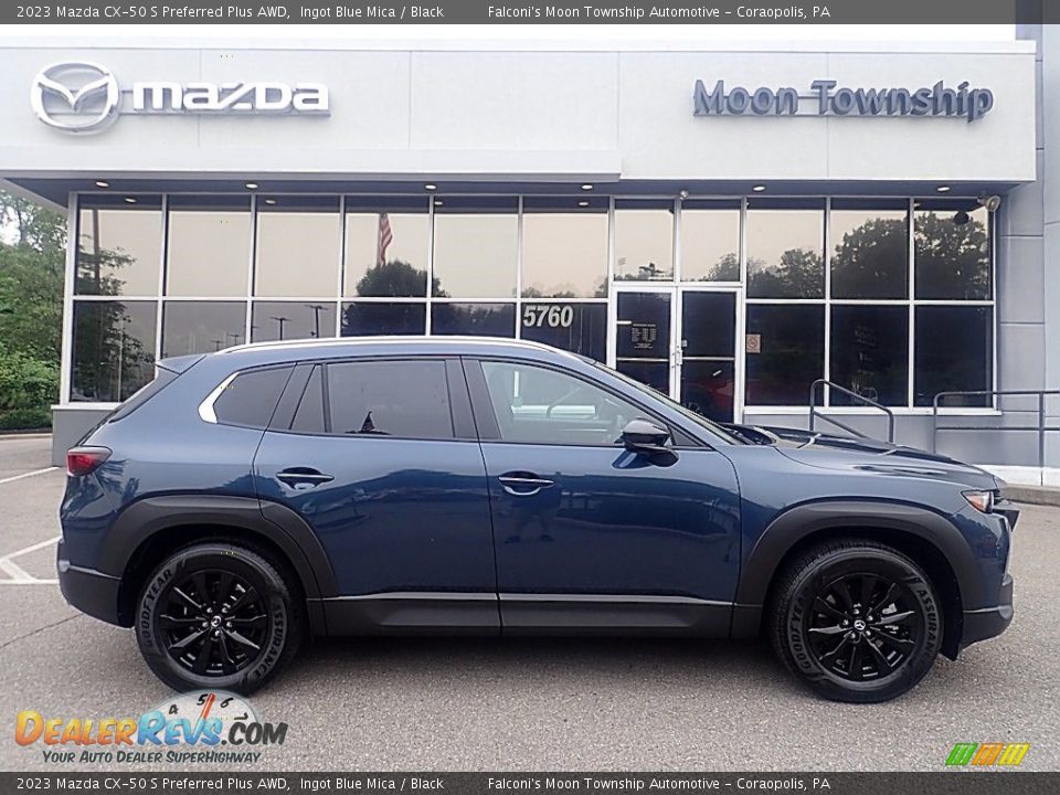 2023 Mazda CX-50 S Preferred Plus AWD Ingot Blue Mica / Black Photo #1