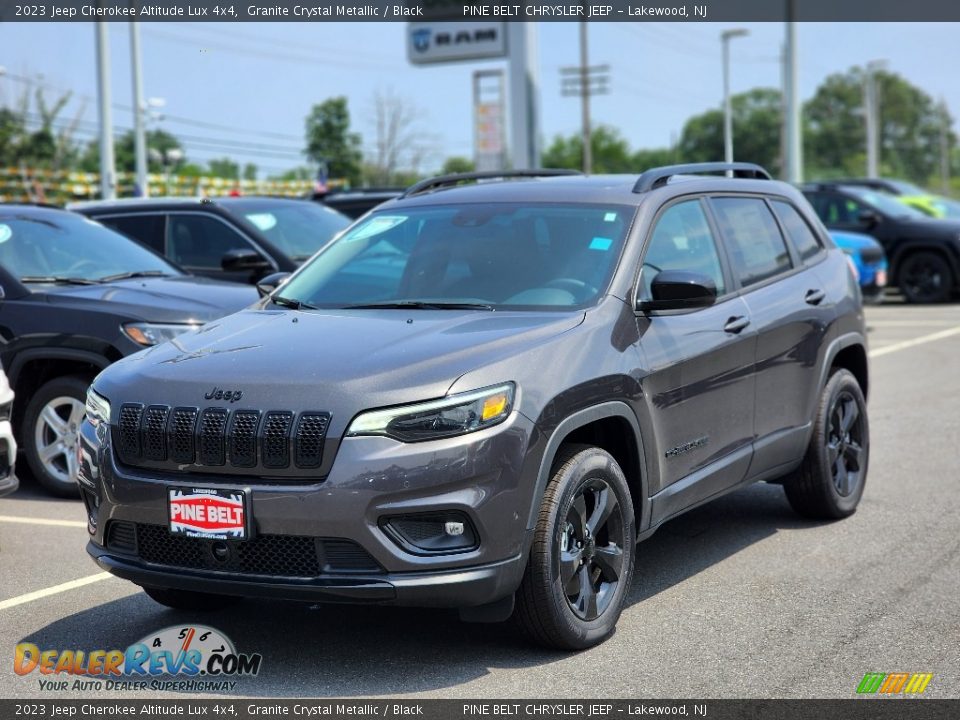 2023 Jeep Cherokee Altitude Lux 4x4 Granite Crystal Metallic / Black Photo #1