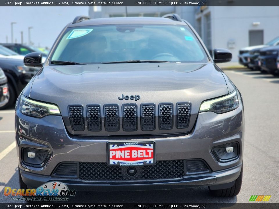 2023 Jeep Cherokee Altitude Lux 4x4 Granite Crystal Metallic / Black Photo #2