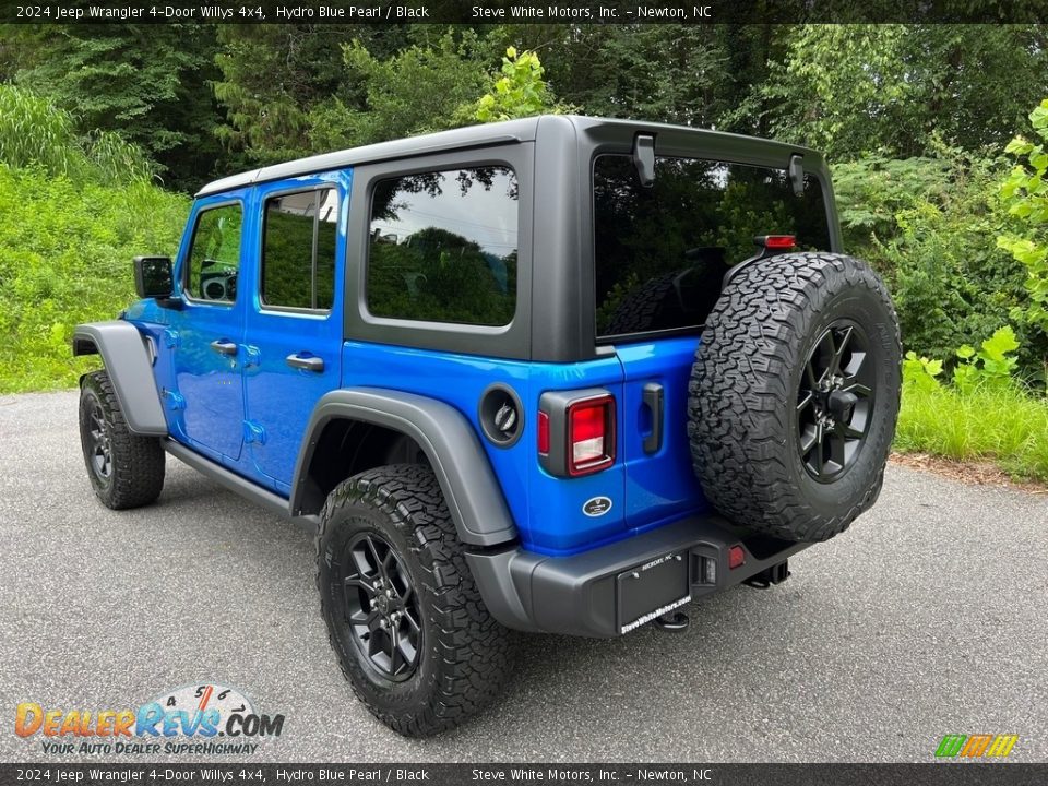 Hydro Blue Pearl 2024 Jeep Wrangler 4-Door Willys 4x4 Photo #8