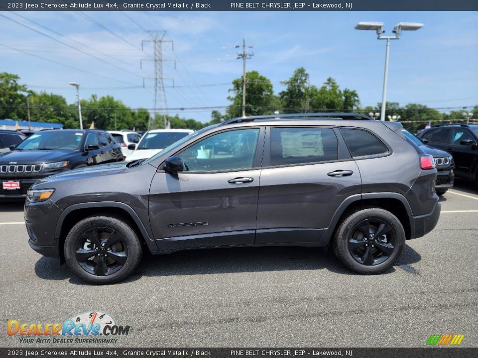 2023 Jeep Cherokee Altitude Lux 4x4 Granite Crystal Metallic / Black Photo #3