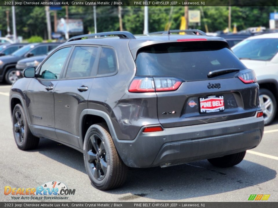 2023 Jeep Cherokee Altitude Lux 4x4 Granite Crystal Metallic / Black Photo #4