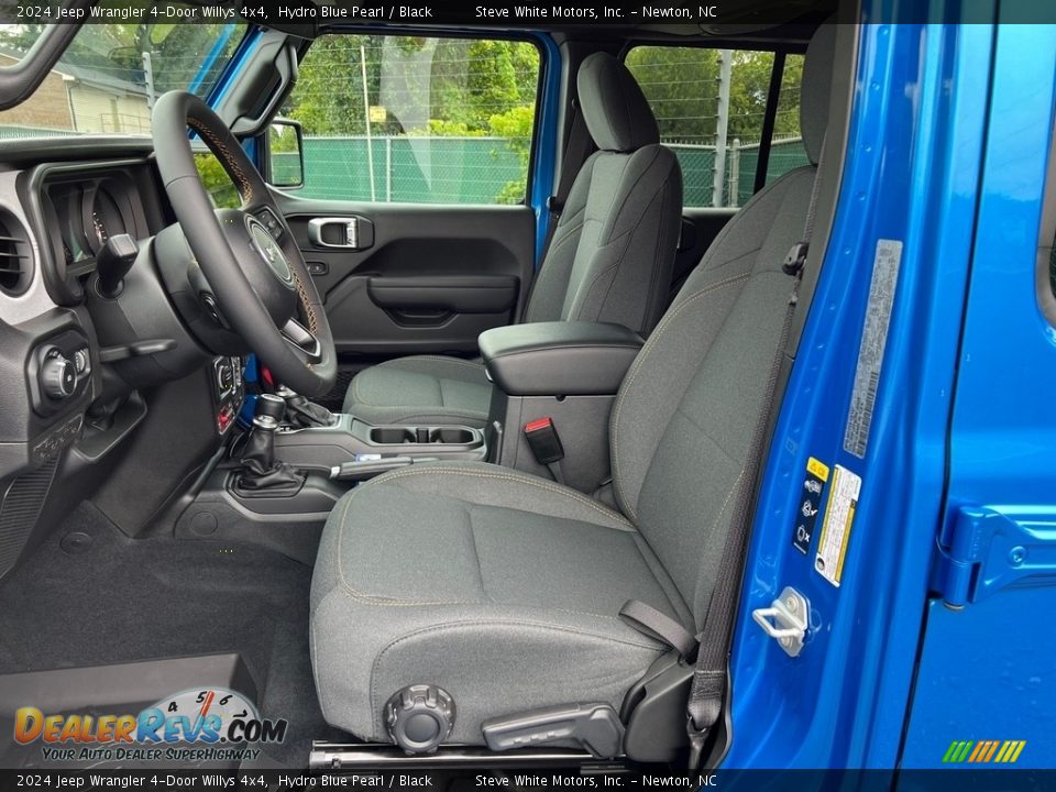 Front Seat of 2024 Jeep Wrangler 4-Door Willys 4x4 Photo #11