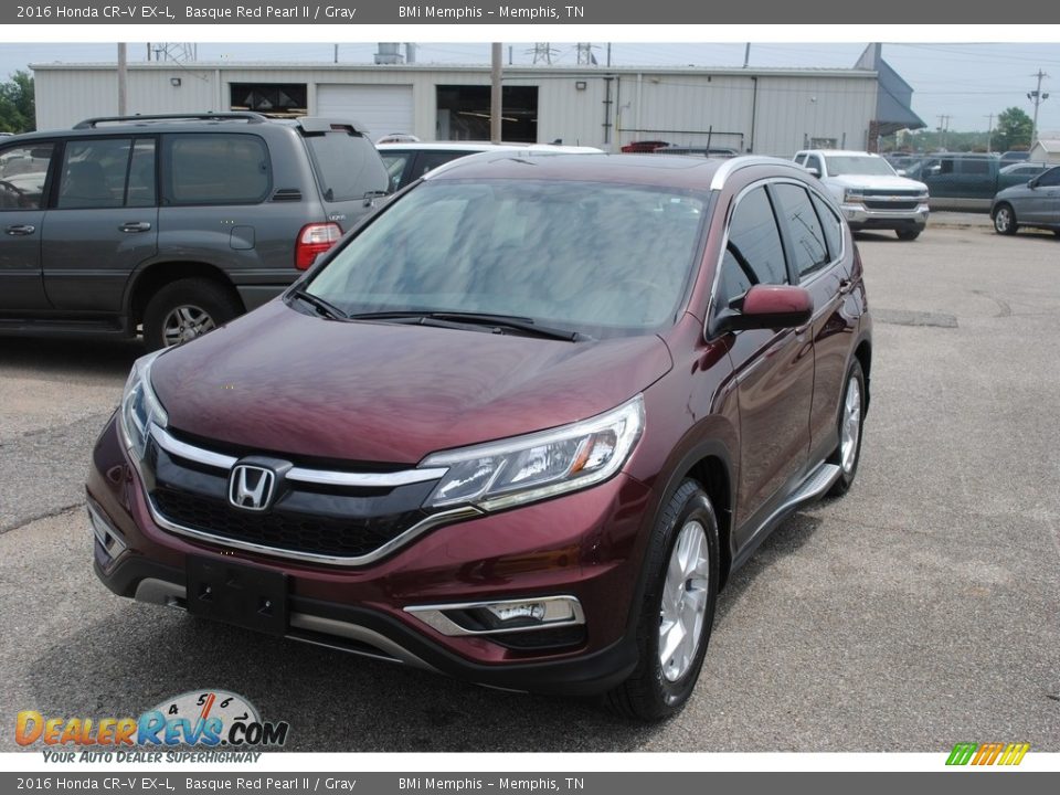 2016 Honda CR-V EX-L Basque Red Pearl II / Gray Photo #1