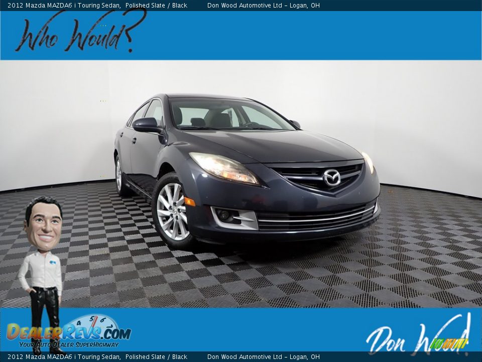 2012 Mazda MAZDA6 i Touring Sedan Polished Slate / Black Photo #1