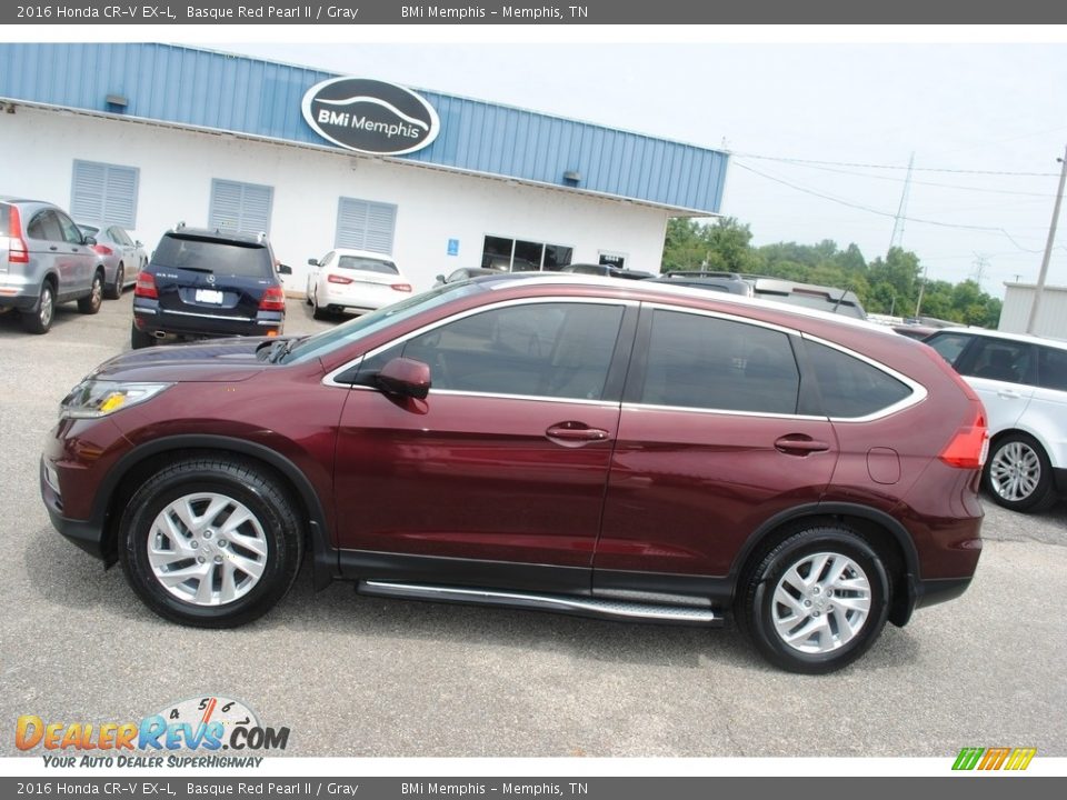 2016 Honda CR-V EX-L Basque Red Pearl II / Gray Photo #2