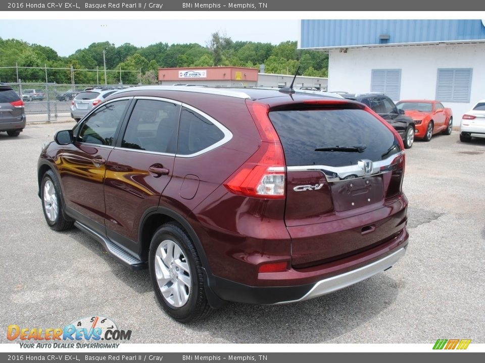 2016 Honda CR-V EX-L Basque Red Pearl II / Gray Photo #3