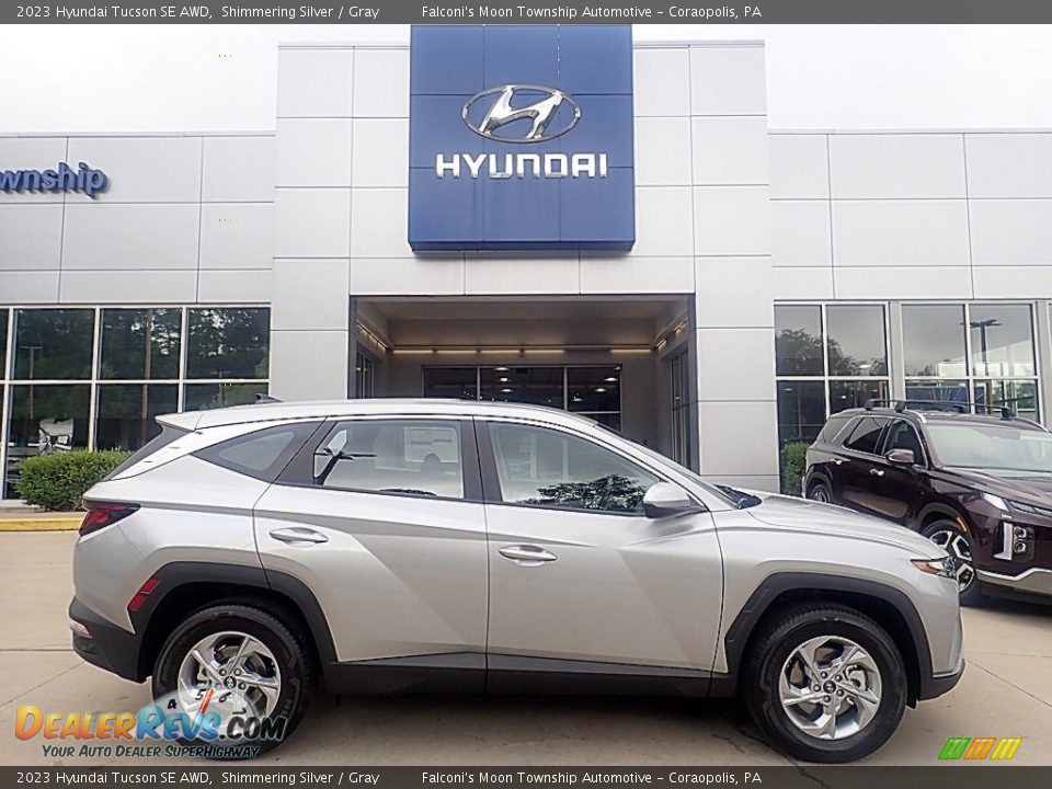 2023 Hyundai Tucson SE AWD Shimmering Silver / Gray Photo #1