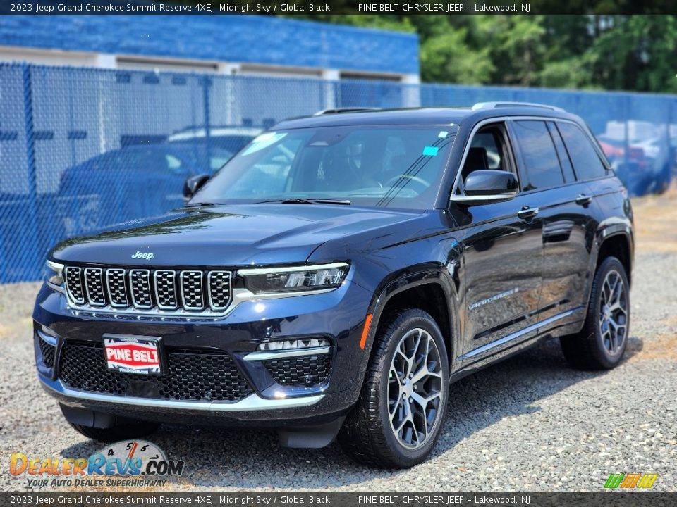 2023 Jeep Grand Cherokee Summit Reserve 4XE Midnight Sky / Global Black Photo #1