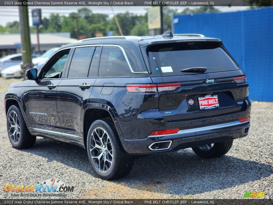 2023 Jeep Grand Cherokee Summit Reserve 4XE Midnight Sky / Global Black Photo #4