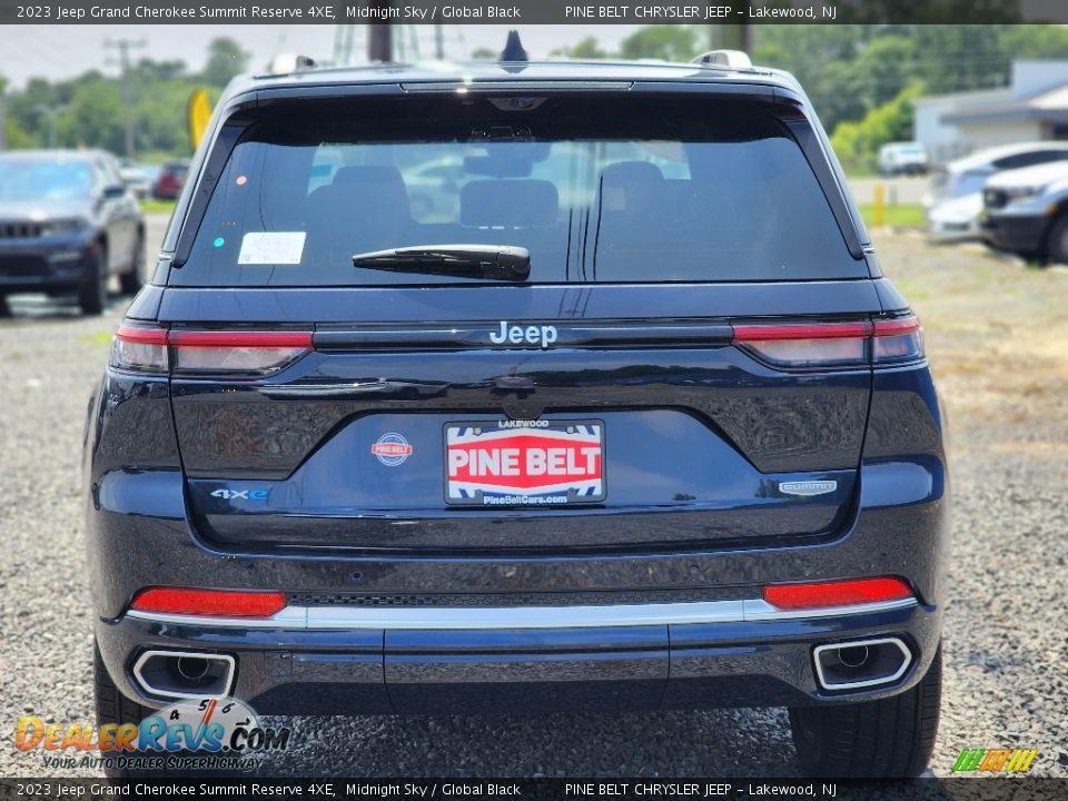 2023 Jeep Grand Cherokee Summit Reserve 4XE Midnight Sky / Global Black Photo #6