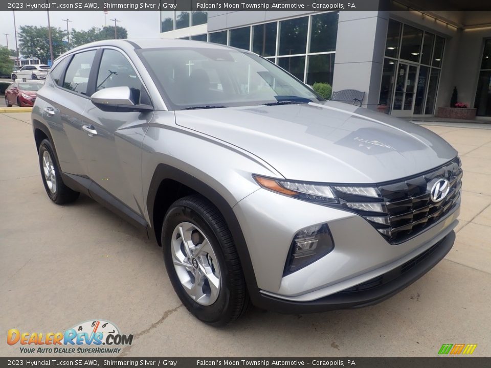 2023 Hyundai Tucson SE AWD Shimmering Silver / Gray Photo #9