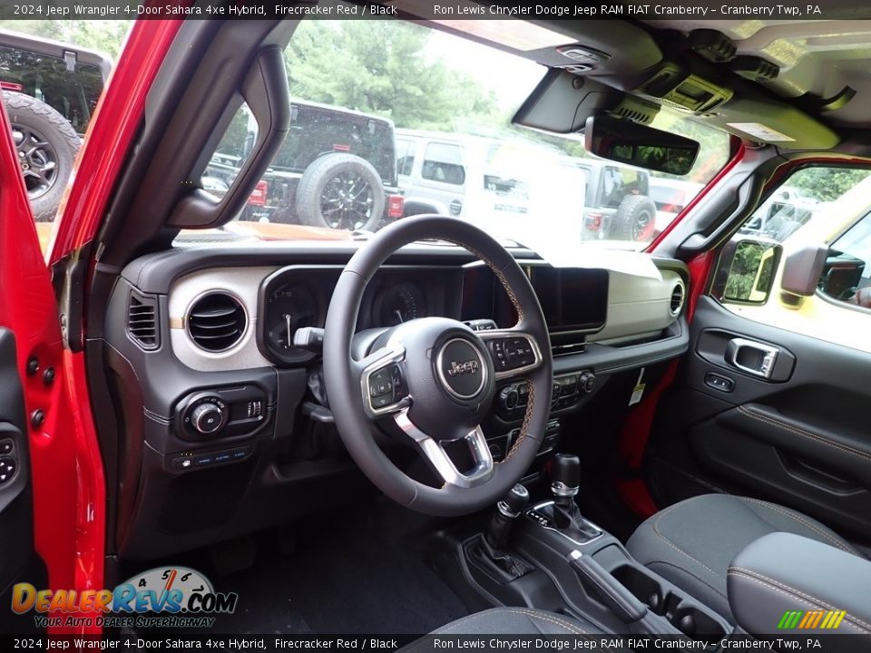 Front Seat of 2024 Jeep Wrangler 4-Door Sahara 4xe Hybrid Photo #14