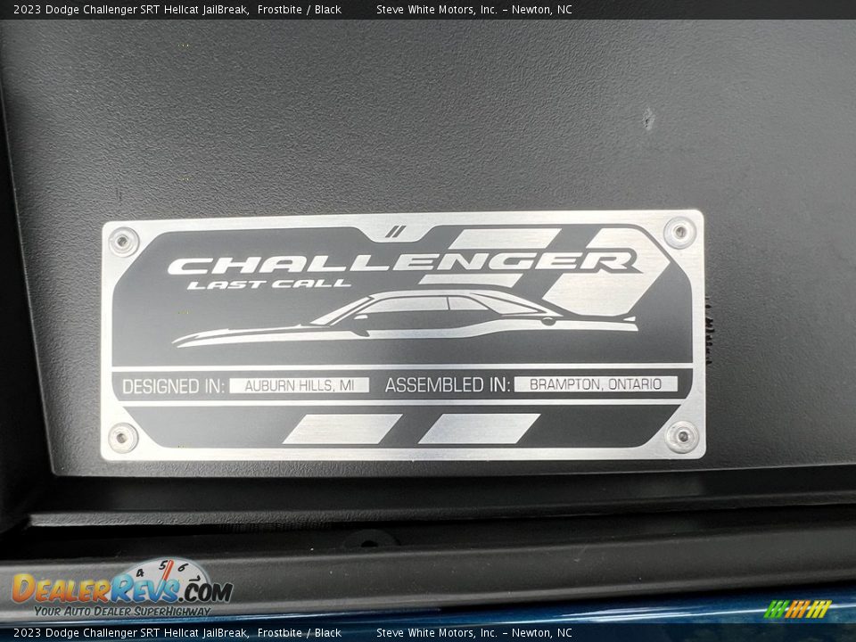 2023 Dodge Challenger SRT Hellcat JailBreak Frostbite / Black Photo #12