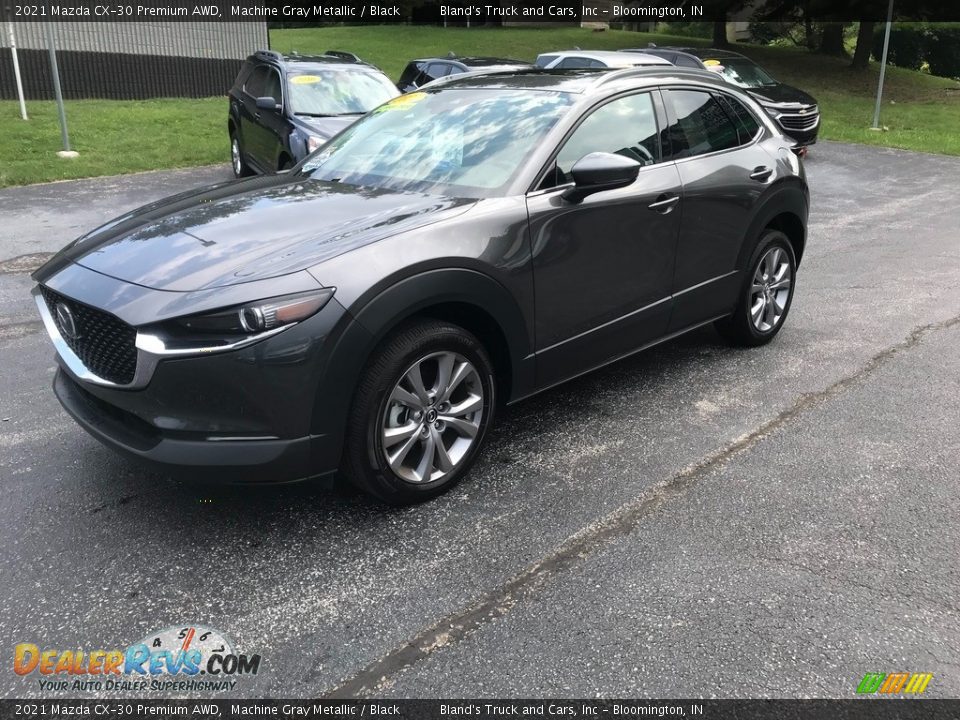 2021 Mazda CX-30 Premium AWD Machine Gray Metallic / Black Photo #2